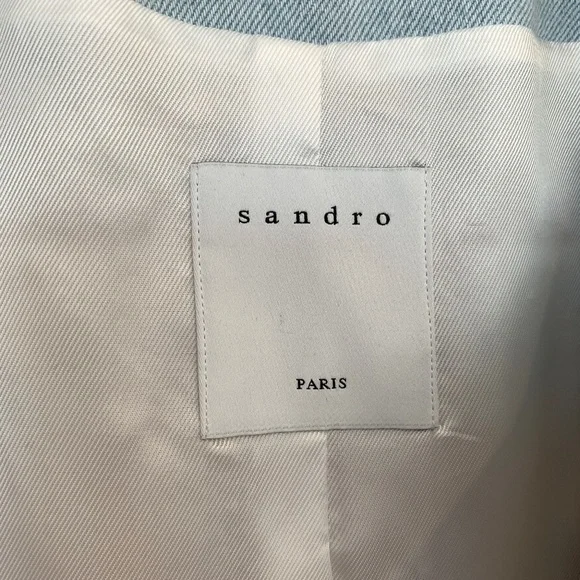 Sandro Blue and Gold Ori Jacket - Picture 11 of 14